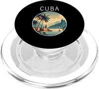 Paysage de Cuba Art Déco PopSockets PopGrip pour MagSafe