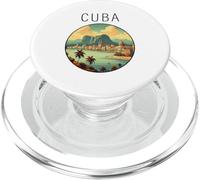 Paysage de Cuba Art Déco PopSockets PopGrip pour MagSafe