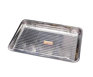 Paysage de four - Grande toile en métal, poêle antiadhésive, porte-gobelet lourd | Outils multifonctionnels pour barbecue