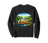 Paysage de la vallée de la rivière de l'Ohio Sweatshirt