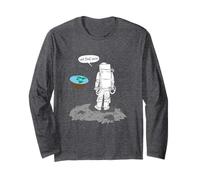 Paysage de lune astronaute terre plate vague That Sucks Manche Longue