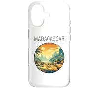 Paysage de Madagascar Art Déco Coque pour iPhone 17