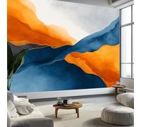 Paysage De Montagne Abstrait Murale Photo Papier Peint 300 x 210 cm Intissé Tableaux Poster Mural Tapisserie, Multicolore Papier Peint Panoramique Salon Maison Décorative Tenture Appartement