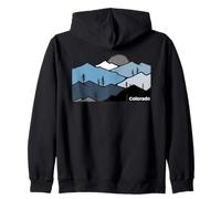 Paysage de Montagne du Colorado - Fierté de L'Aventure Sweat à Capuche