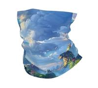 Paysage De Montagne du Dragon du Monde Chinois Homme Femme Snood Élastique Cache Cou Séchage Rapide Bandeau pour Sport Moto Cyclisme Randonnée