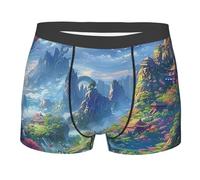 Paysage De Montagne du Dragon du Monde Chinois Trunk Boxers Extensible Caleçons Ajustés Calecon Hommes pour Quotidien Été M