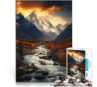 Paysage de Montagnes d'automne Puzzle pour Adultes 1000 pièces Coupe de précision Collection d'artistes, Beaux-Arts 38x26cm