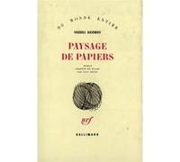 Paysage de papiers - Vassili Axionov - Gallimard - Livre