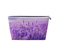 Paysage De Paysage Violet Fleur De Lavande, Trousse de Toilette Trousse de Maquillage Sac à cosmétiques Trousse de Toilette de Voyage Portable