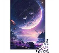 Paysage de planète Cosmique Puzzle 1000 Pièces Adultes Et Enfants À Partir De 14 Ans Premium Cadeau Unique 52x38cm/1000pcs