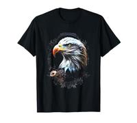 Paysage de pygargue à tête blanche américain Amoureux de l'aigle patriotioc T-Shirt