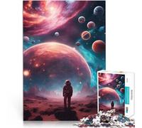 Paysage de rêve Cosmique Puzzle 1000 pièces pour Adultes Jouets à Faire soi-même Renforcer l'amour Entre Les Couples 38x26cm