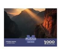 Paysage de Style Chinois Puzzles 1000 Pieces Cadeau Unique Jeu Éducatif Défi Jouet À De Qualité Supérieure Peinture Art pour Adultes Et Enfants À Partir De 12 Ans 70x50cm/1000pcs
