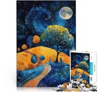 Paysage de Van Gogh Puzzle pour Adultes 1000 pièces Jouet éducatif intellectuel décompressant Jeu de défi Unique 38x26cm