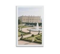 Paysage de voyage Palais de Versailles néoclassique grandeur décoration murale moderne esthétique cadeau pour lit d'amis sans cadre 20 x 30 cm