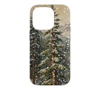 Paysage d'hiver de Montagne enneigée avec des Arbres Coque pour iPhone 14 Pro