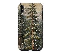 Paysage d'hiver de Montagne enneigée avec des Arbres Coque pour iPhone XS Max