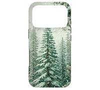 Paysage d'hiver et pin, forêt, Neige Coque pour iPhone 17 Pro
