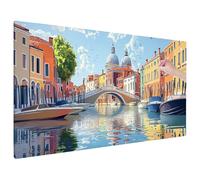 Paysage Diamond Painting Adulte, 5D Diamond Painting Suisse Motif avec Rond Full Drill Toile 220x100 cm, DIY Diamant Point de Croix Broderie Kit Complet Accessoires pour Decoration Murale Chambre W-6