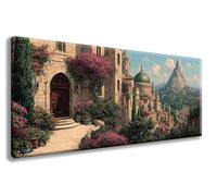 Paysage Diamond Painting Adulte, Ville Broderie Diamant Painting Kit Complet, DIY 5D Peinture Diamant Diamond Strass Point de Croix Cristal Artisanat Kit pour Decoration Maison 40x80 CM -zzg2508SF