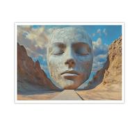 paysage du désert toile art mural photos oeuvres d’art impressions affiche peinture abstrait visage gros plan murale pour chambre à coucher décoration intérieure 40x50cm sans cadre