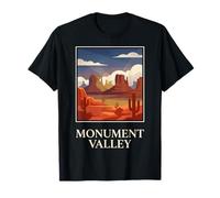 Paysage du sud-Ouest de Monument Valley Desert Buttes Vintage T-Shirt