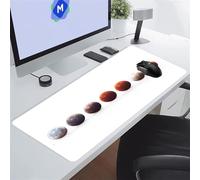 Paysage Éclipse Lunaire Tapis de Souris XXL 800x300x3 mm Grand Tapis de Souris Gaming, Base en Caoutchouc antidérapante,Extended Clavier Mousepad pour Maison/Bureau/Gamer