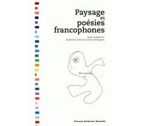 Paysage et poésies francophones Livre avec un CD-ROM - Catherine Naugrette - Presses De La Sorbonne Nouvelle - Livre CD-ROM - Etude CD