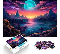 Paysage Fantastique 1 Puzzle pour Adultes 2000 pièces Jouets à Faire soi-même avec Affiche et Feuille de Questions correspondantes 70x100cm