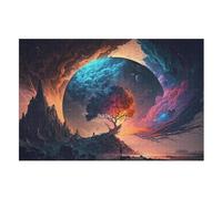 Paysage Fantastique Puzzles De 1000 Pièces, Puzzle pour Adultes en Bois, Jeu D'adresse Toute La Famille, （75×50cm）