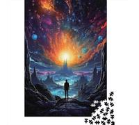 Paysage Fantasy Cosmique 1000 Pièces Stock De Cartes Premium Puzzle Premium Collecteurs Jeu Amusant Soulagement du Stress Cadeaux 38x26cm/1000pcs