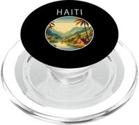 Paysage Haïti Art Déco PopSockets PopGrip pour MagSafe