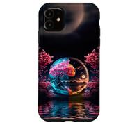 Paysage Japonais Fleur De Cerisier Fantaisie Nature Coque pour iPhone 11
