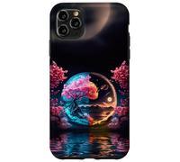 Paysage Japonais Fleur De Cerisier Fantaisie Nature Coque pour iPhone 11 Pro Max