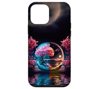 Paysage Japonais Fleur De Cerisier Fantaisie Nature Coque pour iPhone 12 mini