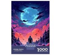 Paysage Lunaire Fantastique 1000 Pièces Pack Puzzle Puzzle Carton Extra-épais - Collectionneurs’ Favorite, Détente, Pause Bureau Voyage Et Fêtes 38x26cm/1000pcs