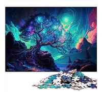 Paysage Magique Puzzle 1000 pièces Jeux éducatifs Puzzle en Bois pour Adultes Enfants de 12 Ans et Plus 50x75 cm
