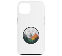 Paysage Montagne Roue Vélo Design Coque pour iPhone 13
