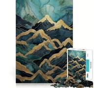 Paysage Mythique surréaliste Puzzle de 1000 pièces pour Adultes pour renforcer Les Liens et se ressourcer Qualité supérieure Idéal pour Les fêtes de Fin d'année 38x26cm