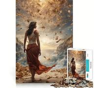 Paysage onirique de la Rome Antique Puzzle de 1000 pièces Jeu de réflexion et de précision Découpe de Haute précision Passe-Temps Fascinant pour Les Moments de détente (38x52cm)