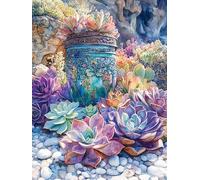 Paysage Peinture Diamant Painting Kit, 5D Lac Diamond Painting Adulte, DIY Peinture Diamant Canevas Kit Complet Adulte, Diamond Art Point de Croix Enfant, Murale Décoration, Cadeau 110x80cm, Model 66