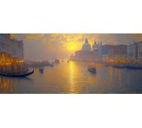 Paysage Peinture Numero Adulte, Venise Peinture Numero Enfant, DIY Loisirs Créatifs Adultes, Paint by Numbers Kits avec Pinceaux et Pigment Acryliques, Cadeaux Fille, Deco Maison, 200x100cm 9-3726