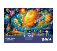 Paysage planète étoilée Puzzle 1000 Pièces Educa Jouet Divertissement Créatif De l'art De La Décoration intéressant Jeu Éducatif Challenge Toy Adultes & Enfants des 14 Ans 52x38cm/1000pcs