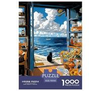 Paysage Puzzle 1000 Pièces - Détente Garantie, Défi Ludique pour Adultes, Déco Artistique, Poster + Cadeau Prêt, 70x50cm/1000pcs