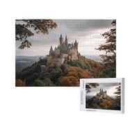 Paysage Puzzle 1500 Pièces Adultes Puzzle Église Classique, Activite Manuelle Adulte, Puzzles de Jeu Stimulants, Puzzles Impossible, Enjoy Activités de défi Familial pour Ies Soirées de Jeu,p911t