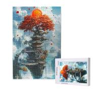 Paysage Puzzle 300 Pièces Adultes Puzzle Arbre Classique, Activite Manuelle Adulte, Puzzles de Jeu Stimulants, Puzzles Impossible, Enjoy Activités de défi Familial pour Ies Soirées de Jeu,p1866t