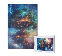 Paysage Puzzle 500 Pièces Adultes Puzzle Arbre Classique, Activite Manuelle Adulte, Puzzles de Jeu Stimulants, Puzzles Impossible, Enjoy Activités de défi Familial pour Ies Soirées de Jeu,p1349t