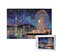 Paysage Puzzle 6000 Pièces Adultes Puzzle Grande Roue Classique, Activite Manuelle Adulte, Puzzles de Jeu Stimulants, Puzzles Impossible, Enjoy Activités de défi Familial pour Ies Soirées de Jeu,p34t
