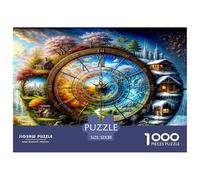 Paysage Puzzle pour Enfants DébutAnts, Paysage Naturel Carton RésistAnt, Développement Cognitif, Loisir Infantile, Cadeau Simple & Beau 52x38cm/1000pcs