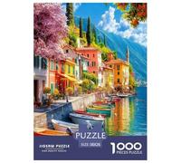 Paysage Romantique Puzzle 1000 Pièces pour Adultes Et Enfants Dès 14 Ans Jeu De Patience Et De Réflexion Divertissement Créatif Cadeau Classiques Décoration De La Maison 38x26cm/1000pcs